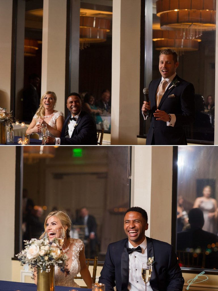 reception citrus club wedding