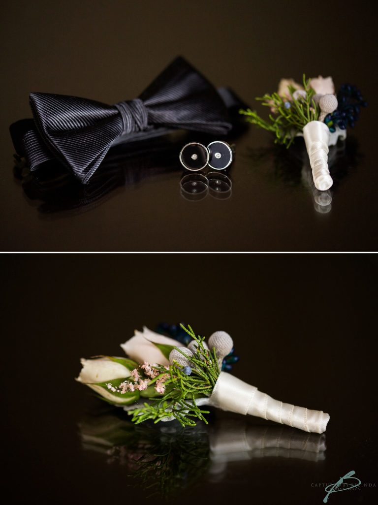 bride getting ready and details citrus club wedding