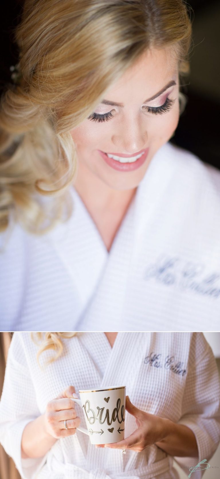 bride getting ready and details citrus club wedding