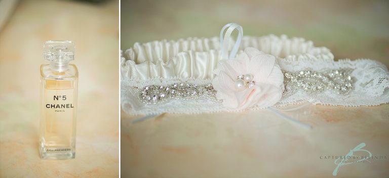 bridal details on wedding day