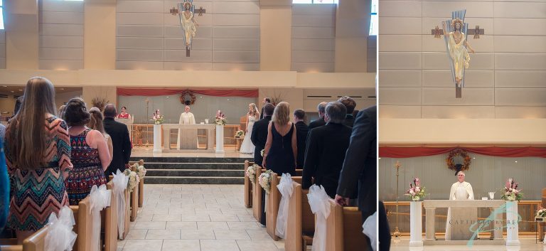 ceremony details at st. john xxiii catholic church