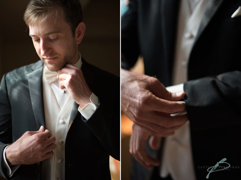 groom getting ready