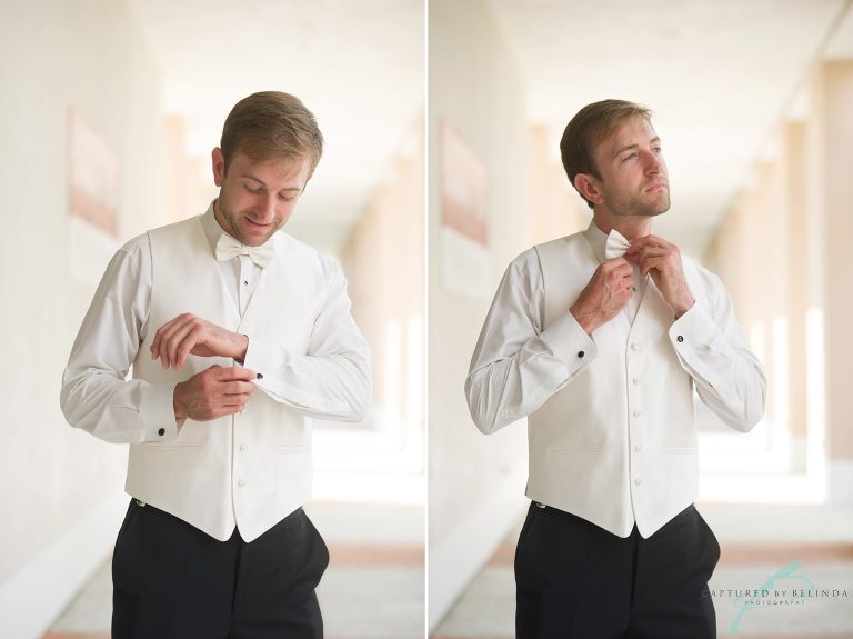 groom getting ready